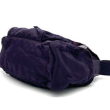 Prada Purple Tessuto Nylon Logo Crossbody Shoulder Messenger Bag