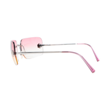 Chanel Silver Pink Camellia Flower 4085 Sunglasses