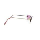 Chanel Silver CC Logo Purple Tinted Sunglasses 4003