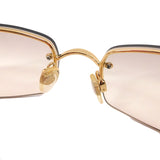 Chanel 4093-B Swarovski CC Logo Gold Sunglasses