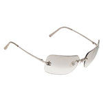 Chanel CC Logo Transparent Silver Sunglasses 4017 - Undothedone