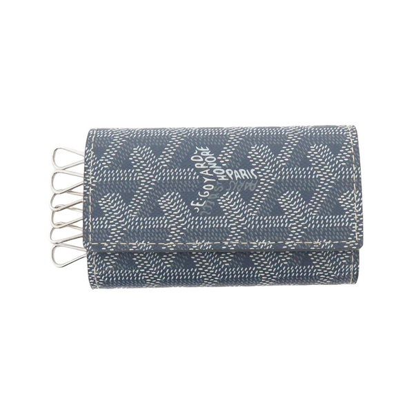 Goyard Grey Monogram Card Key Holder - Undothedone