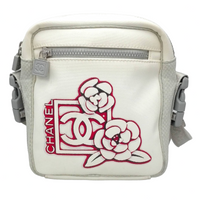 Chanel Sport Flower Neon White Red Shoulder Bag