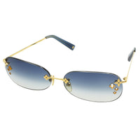 Louis Vuitton Flower Navy Ombre Gold Sunglasses Z0090U