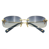 Louis Vuitton Flower Navy Ombre Gold Sunglasses Z0090U