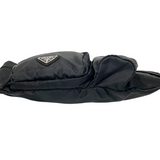 Prada Black Nylon technical waist bag