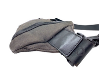 Chanel Sport Black Gray CC Logo Waist Shoulder Bag