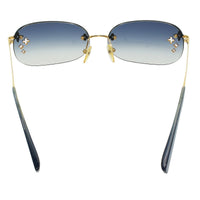 Louis Vuitton Flower Navy Ombre Gold Sunglasses Z0090U