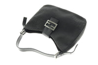 Fendi Vintage Black Zucca Monogram Hand Bag