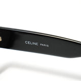 Celine Black Gold Logo Sunglasses CLF-685