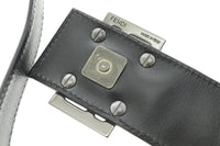 Fendi Vintage Black Zucca Monogram Hand Bag