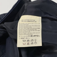 Fendi Zucca Monogram Navy Leather Skirt