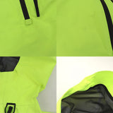 Prada Fluorescent Yellow Green Gore-tex Half Zip Pullover Jacket