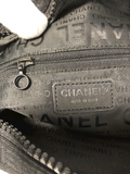Chanel Sport Black White CC Logo Waist Bag