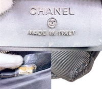 Chanel Sport Black Gray CC Logo Waist Shoulder Bag