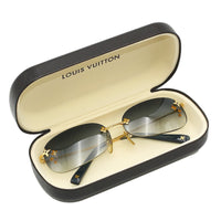 Louis Vuitton Flower Navy Ombre Gold Sunglasses Z0090U