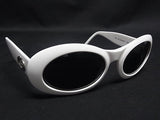 Gucci GG2400 White Oval GG Logo Kurt Cobain Sunglasses - Undothedone