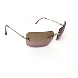 Chanel CC Logo Silver Brown Tinted Sunglasses 4017 - Undothedone