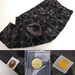 BAPE X CARHARTT 1ST CAMO BLACK PANTS - Undothedone