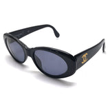 Chanel Black Gold Logo Sunglasses 05974 - Undothedone