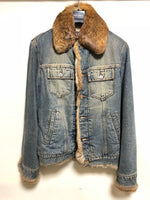 Dolce & Gabanna Rabbit Fur Denim Jacket - Undothedone