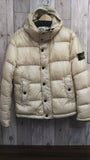 Stone Island Garment Dyed Cream Vintage Down Jacket - Undothedone