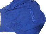 Vtg ISSEY MIYAKE Logo Spellout Royal Blue Sweatshirt - Undothedone