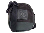 Chanel Sport Black Dark Green Shoulder Bag