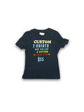 Maison Margiela Dark Navy 2010 Custom T-Shirts One Dollar a Letter Tee