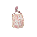 Christian Dior Mini Pink Monogram Rhinestone Flower Pattern Shoulder Bag