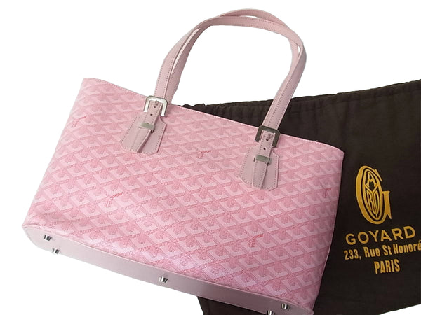 Goyard Pink Monogram Tote Bag