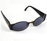 Chanel Black Gold CC Logo Sunglasses 05972 94305 - Undothedone