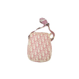 Christian Dior Mini Pink Monogram Rhinestone Flower Pattern Shoulder Bag