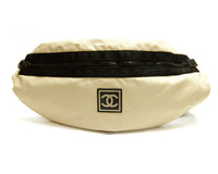 Chanel Sport Cream White CC Logo Waist Bag - Undothedone