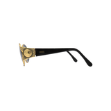 Fendi FS 240 Gold Logo Black Sunglasses