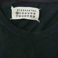 Maison Margiela Dark Navy 2010 Custom T-Shirts One Dollar a Letter Tee