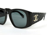 CHANEL CC logo Black Sunglasses 01450 94305 - Undothedone