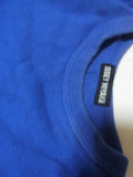 Vtg ISSEY MIYAKE Logo Spellout Royal Blue Sweatshirt - Undothedone