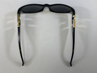 Gianni Versace Vintage Black With Gold Logo Sunglasses.T24 Col852 - Undothedone