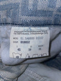 Fendi Light Blue Zucca Monogram Pants