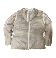 Stone Island Garment Dyed Cream Vintage Kanye West Reversible Down Jacket - Undothedone