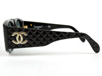 CHANEL CC logo Black Sunglasses 01450 94305 - Undothedone