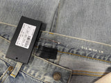 SAINT LAURENT PARIS 2014 Blue Crash Destroyed Denim Jeans - Undothedone