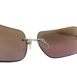 Chanel CC Logo Silver Brown Tinted Sunglasses 4017 - Undothedone