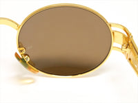 Fendi Gold Frame Logo Sunglasses SL 7031 - Undothedone