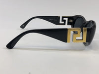 Gianni Versace Vintage Black With Gold Logo Sunglasses.T24 Col852 - Undothedone