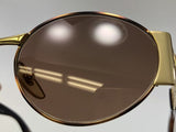 Gianni Versace Mod. S38 Col. 07M Brown Tinted & Gold Sunglasses Italy - Undothedone