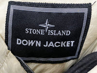 Stone Island Garment Dyed Cream Vintage Kanye West Reversible Down Jacket - Undothedone