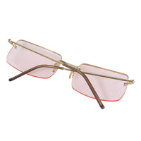 Gucci Square Pink Tinted Sunglasses GG-1653