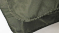 Prada Black Green Iridescent Nylon Logo Shoulder Bag - Undothedone